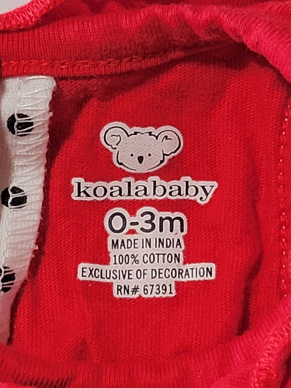 Koala Baby 0-3M Baby Girl Romper Dress Bundle Polka Dot Ladybug Fish Outfit Set - Picture 6 of 12